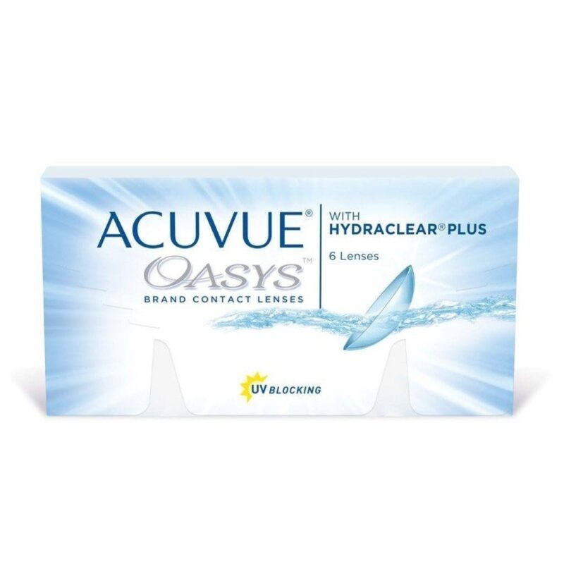 acuvue oasys 2 week with hydraclear plus 6box contact lenses