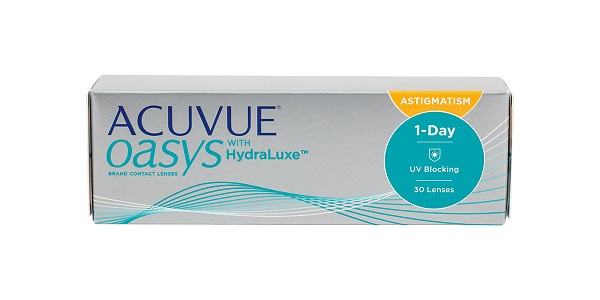 Acuvue Oasys 1-Day with HydraLuxe for Astigmatism (30 kpl)