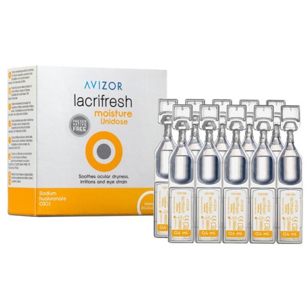 Avizor Lacrifresh Moisture -kostutustipat 0,1% 20X0,4 ml